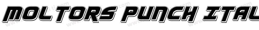 Moltors Punch Italic字体转换